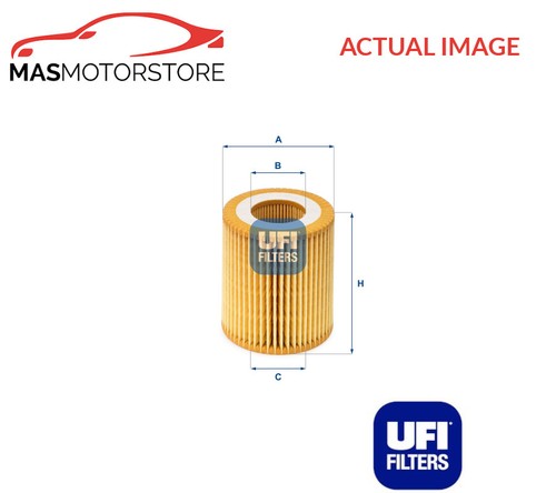 Filtro olio motore ufi 2504900 - filtro,
