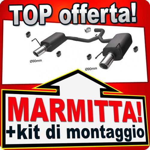 Sport marmitta duplex 2x90mm - duplex,
